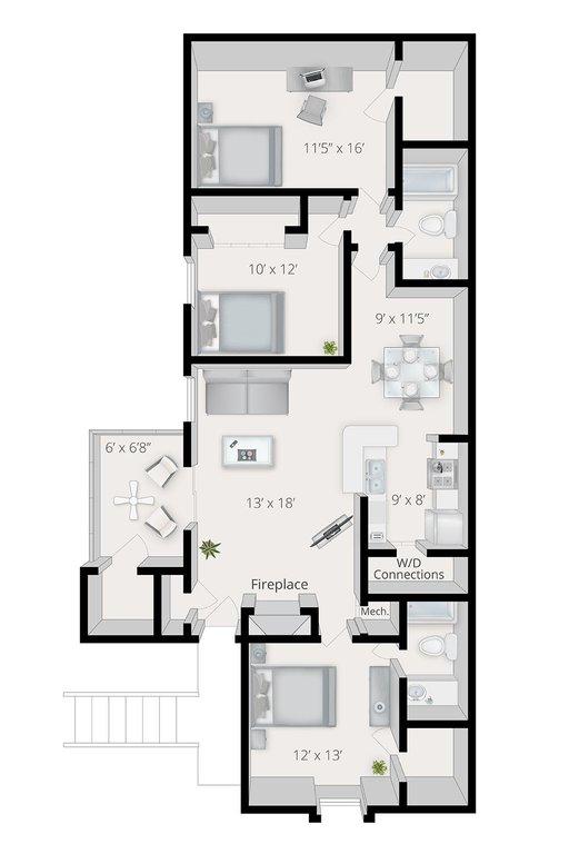 3 Bedroom 