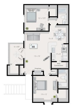2 Bedroom 