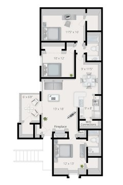 3 Bedroom 